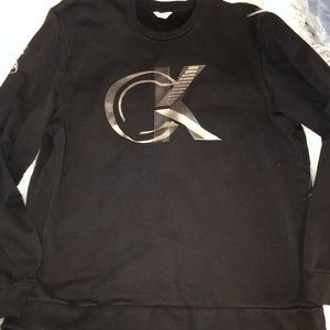 Calvin Klein Black crew-neck sweatshirt